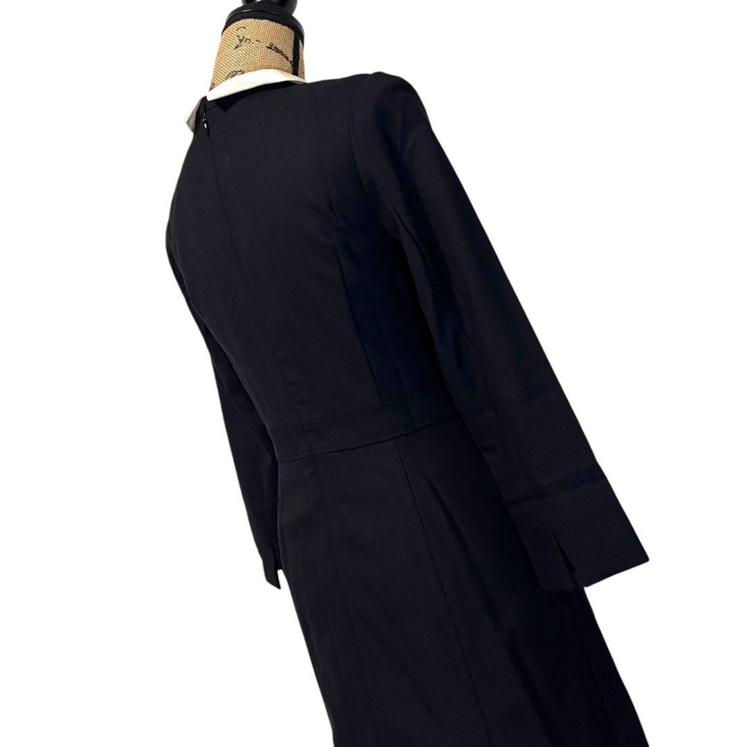 【2WAY】【38】CELFORD 白襟 Aライン ワンピース レディース