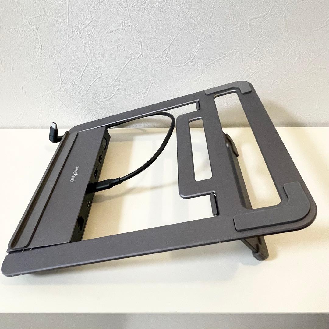 【ノートパソコンスタンド 】接続端子多め ジェームスドンキー