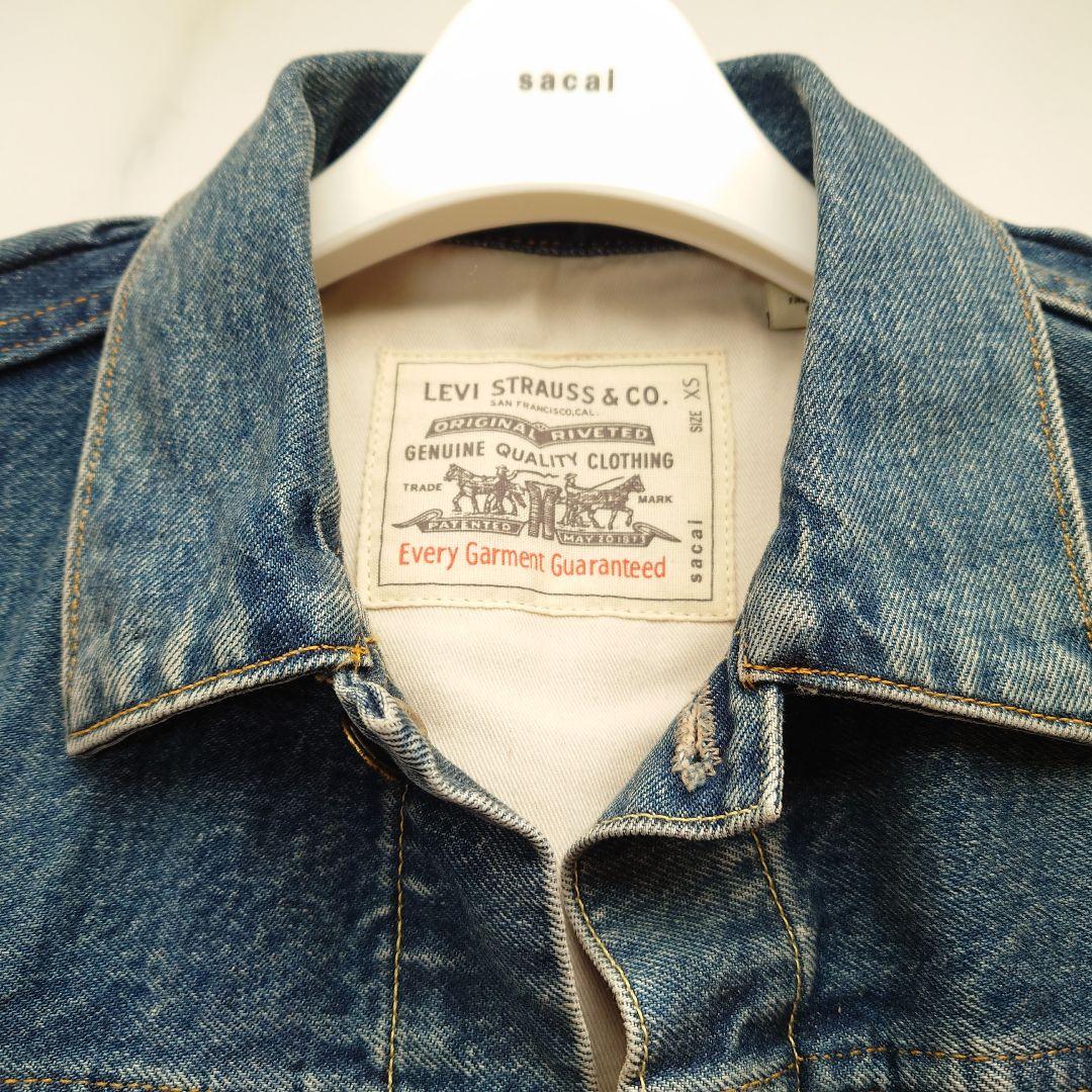 *★Levi's x sacai★Women's デニムジャケット貴重なサイズ1