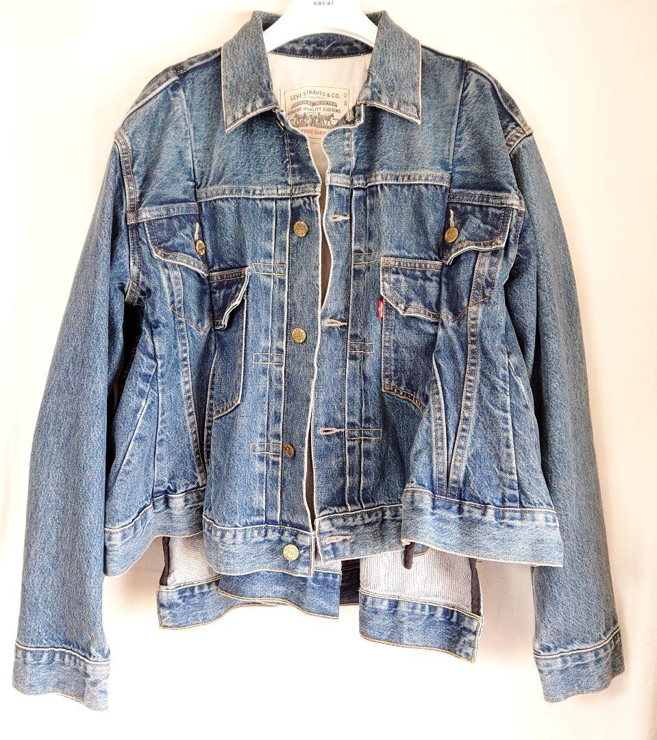 *★Levi's x sacai★Women's デニムジャケット貴重なサイズ1