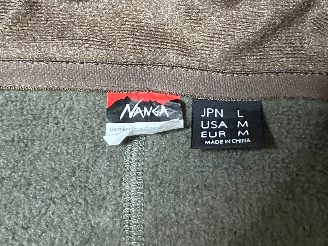 nanga ポーラテックフリース セットアップ　カーキ