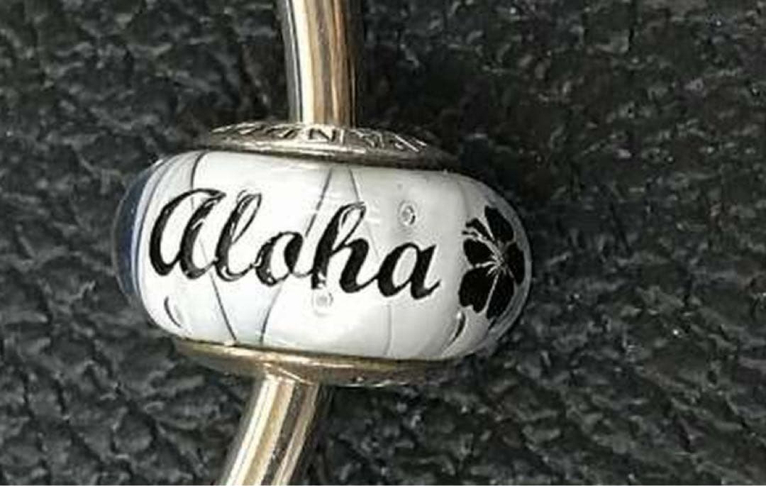 【廃盤Hawaii限定レア】パンドラ チャーム ハワイ Aloha