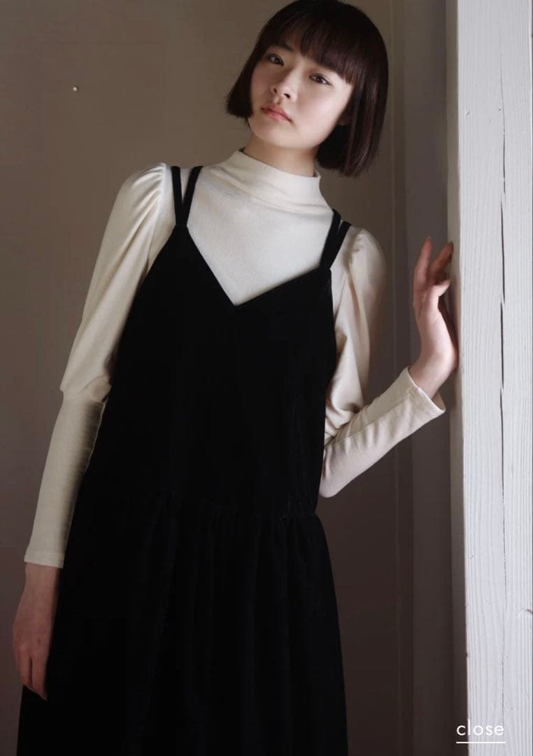 ワンピース foufou velvet cami dress