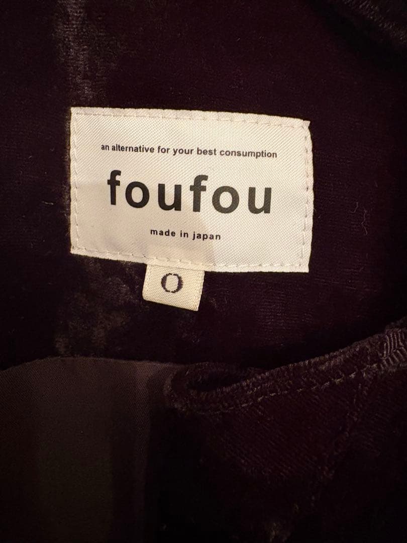 ワンピース foufou velvet cami dress