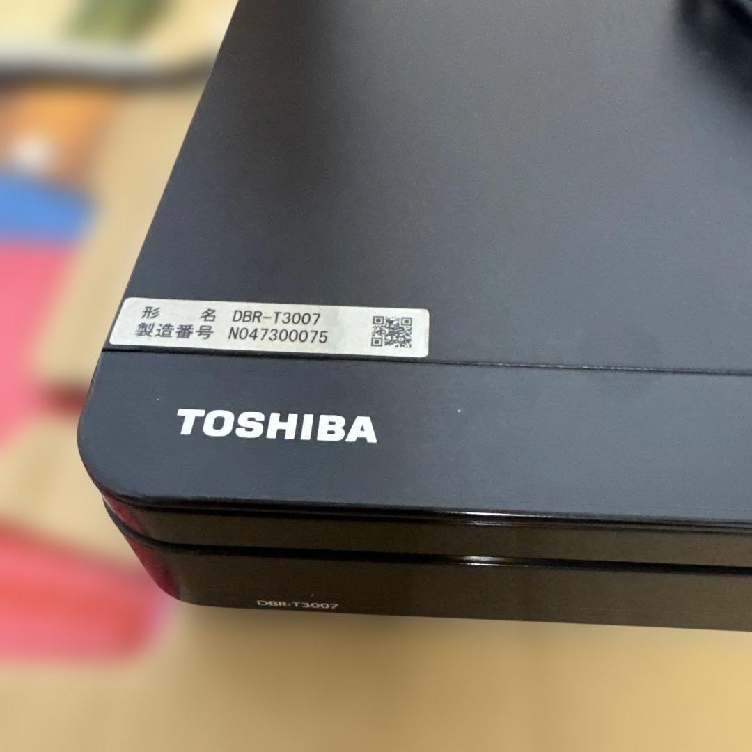 東芝ブルーレイレコーダー DBR-T3007 20117年製