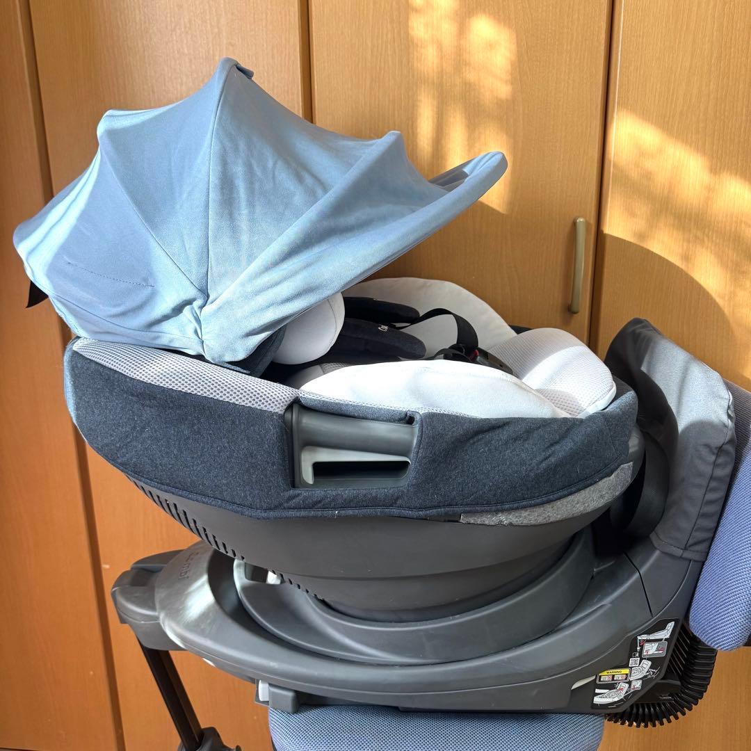【美品】コンビ THE S ZA-670 最上位 モデル　ISOFIX ブルー