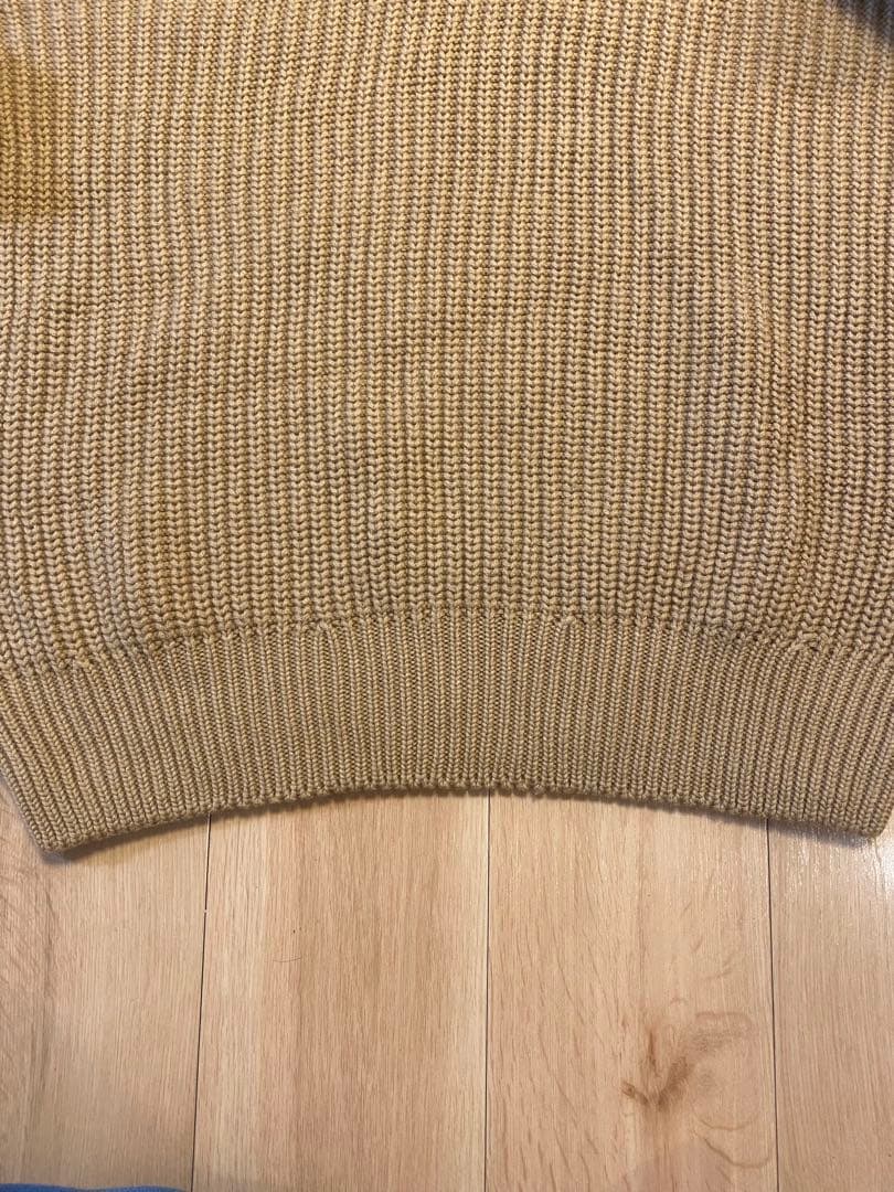 メンズ　XL BOSS ベージュ クルーネック ニットセーター