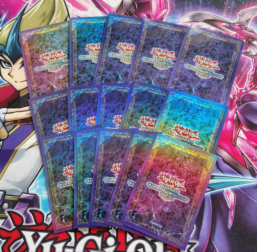 遊戯王 WCS 2025 スリーブ 青 15枚 バラ売り