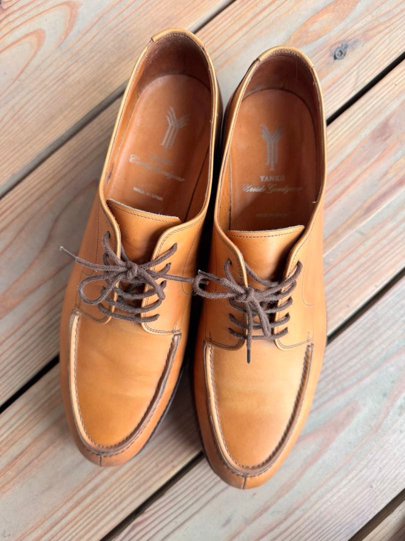 ヤンコ YANKO 革靴 Uチップ