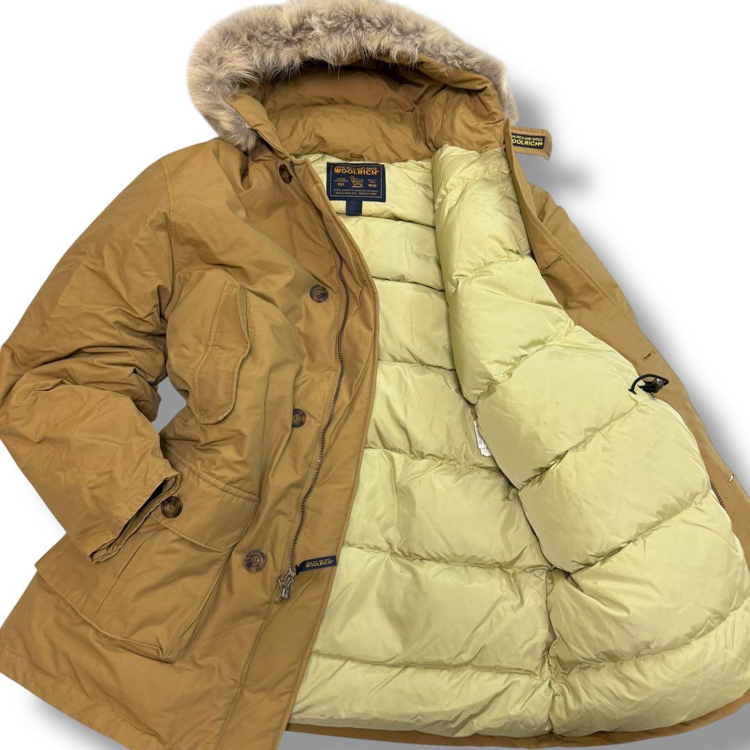 ウールリッチ ARCTIC PARKA コヨーテファー ダウンコート L
