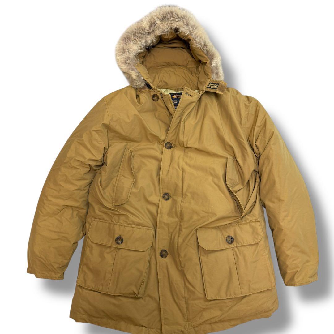 ウールリッチ ARCTIC PARKA コヨーテファー ダウンコート L