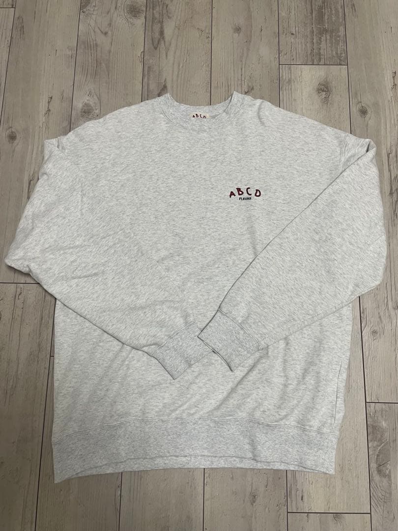 abcd fleurs スウェット アッシュグレー XL