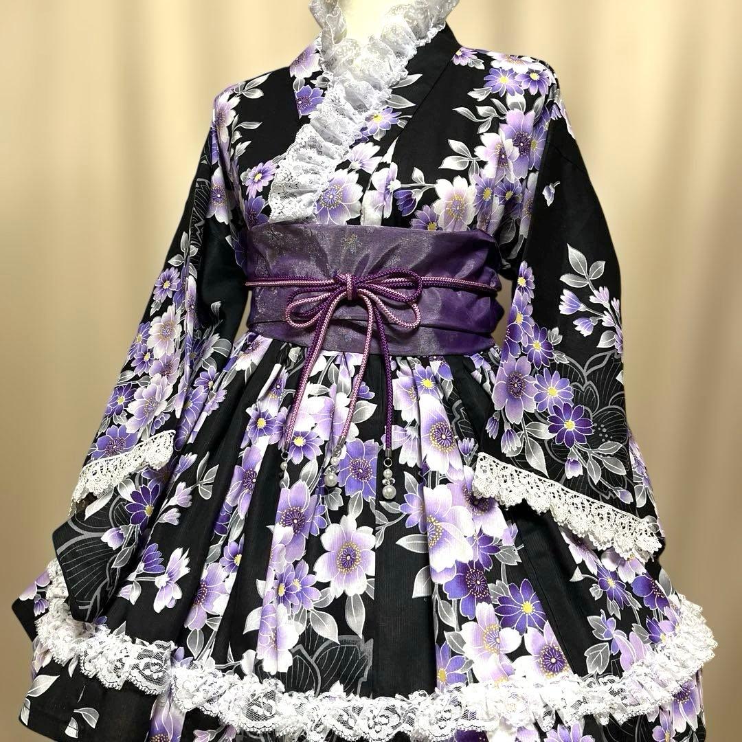 ＹＫ⑤浴衣　地雷系　量産型　ドレス　姫ギャル