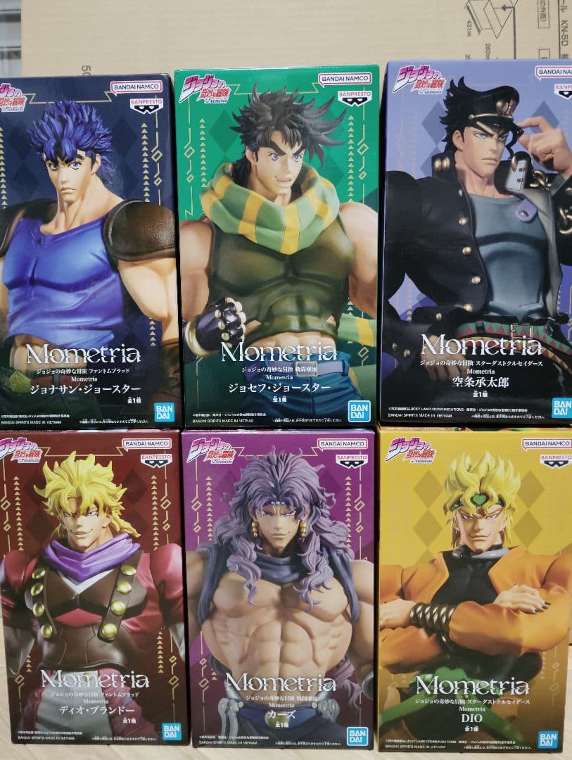 未開封　ジョジョの奇妙な冒険 Mometria プライズ　フィギュア 6点