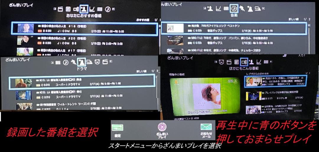 「大満足おまかせプレイ」DBR-T650 容量アップ「HDD:4TB」