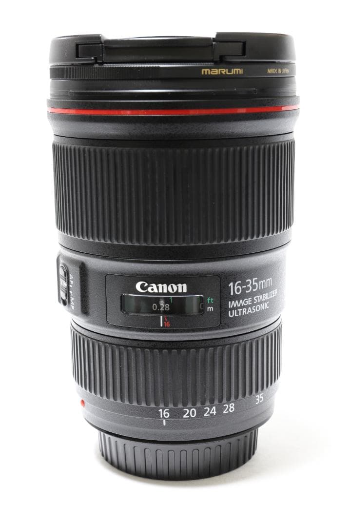 Canon EF16-35mm F4L IS USM 保護フィルター付き