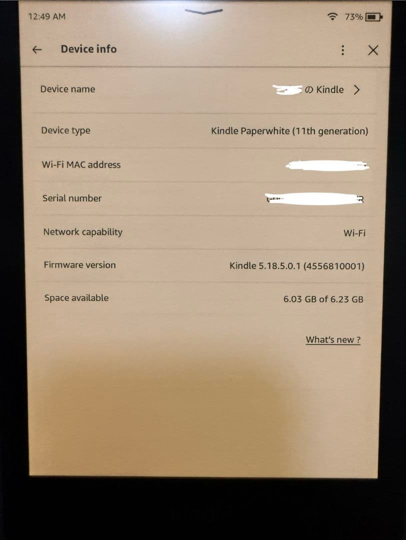 Kindle Paperwhite (8GB) 11世代