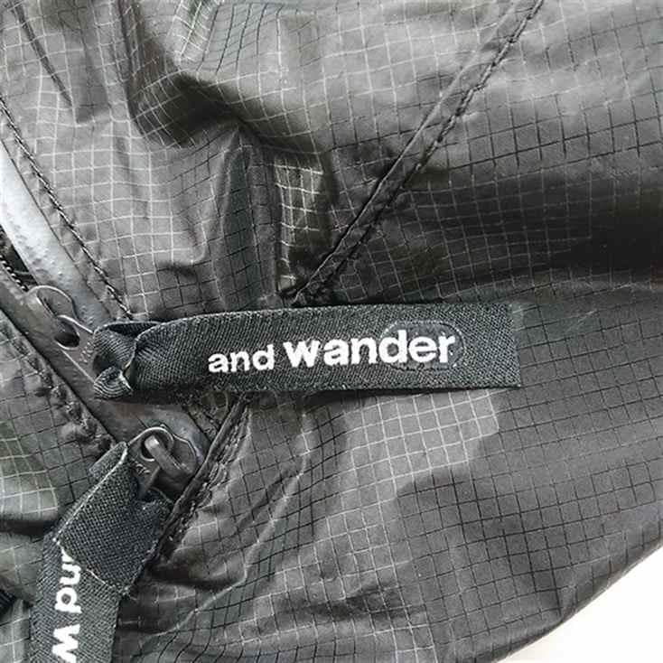 ■アンドワンダー ナイロンバックパック ブラック系 ユニセックス