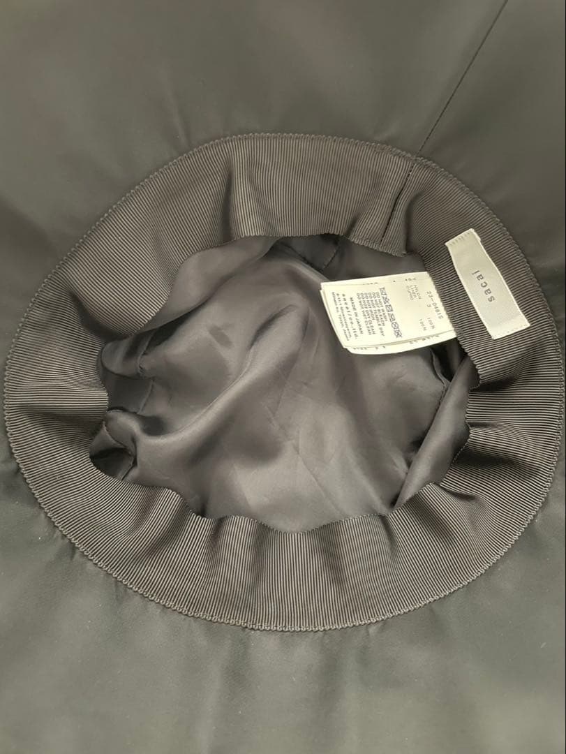 sacai ナイロン　ダブルブリムバケットハット23-0481S メンズサイズ3