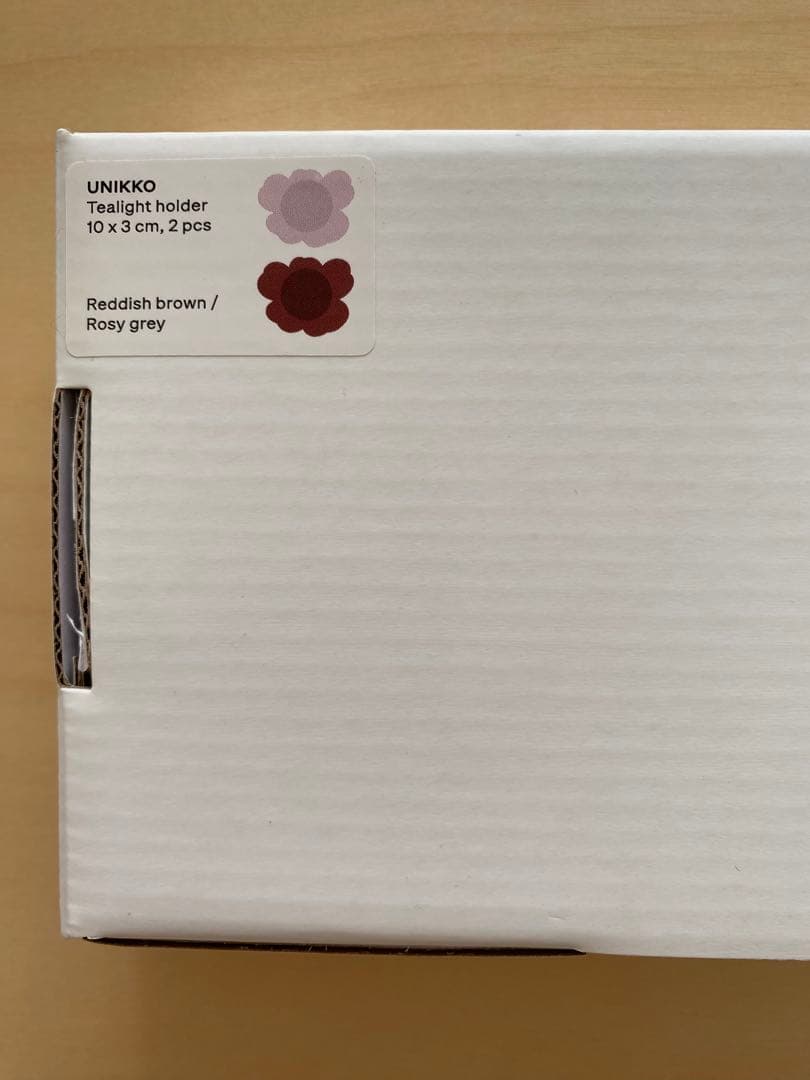 マリメッコ　新品　Unikko ウニッコ　 60th ティーライトホルダー