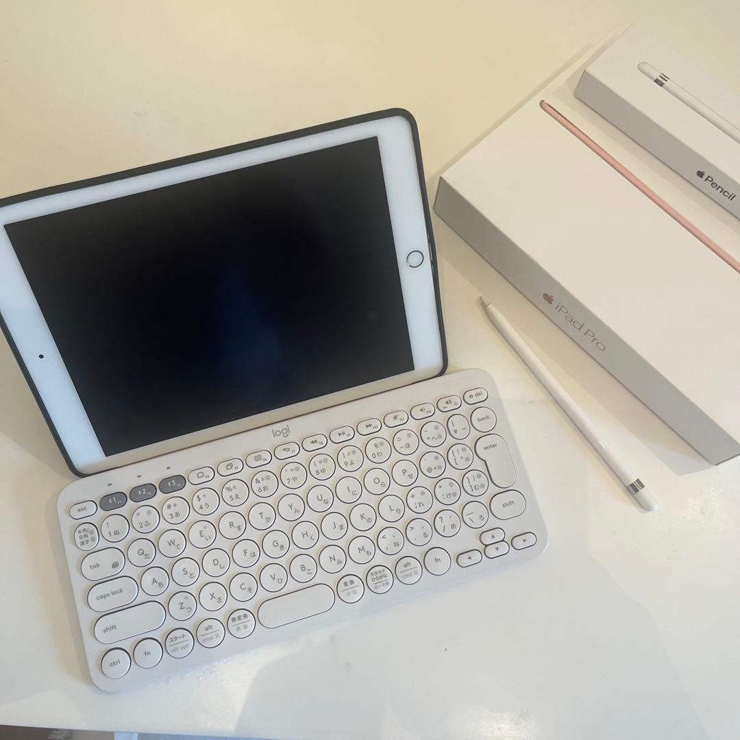 iPad pro 9.7 128GB cellular +ペン +キーボード