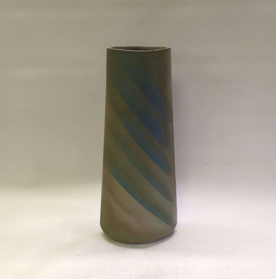 常滑焼　手造り　池坊好み　池坊花器