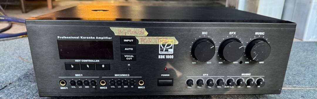 Kox 1000 プロフェッショナルカラオケアンプ