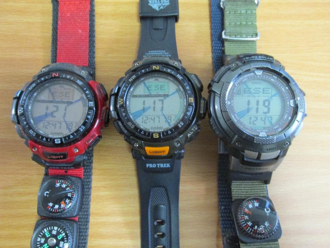 【動作良好】プロトレック　PRG-40 ㉒ アーミーグリーン