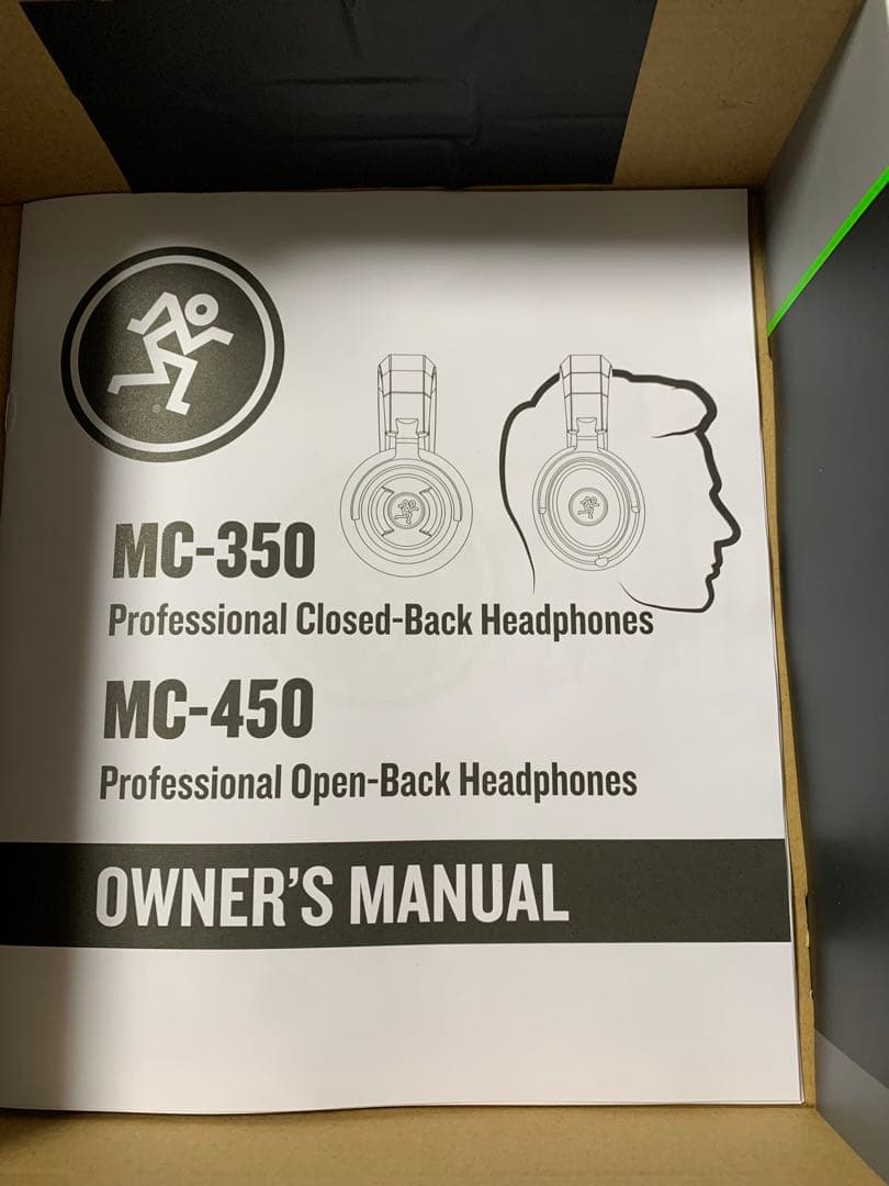 Mackie MC-350 ヘッドフォン　マッキー　ハイレゾ