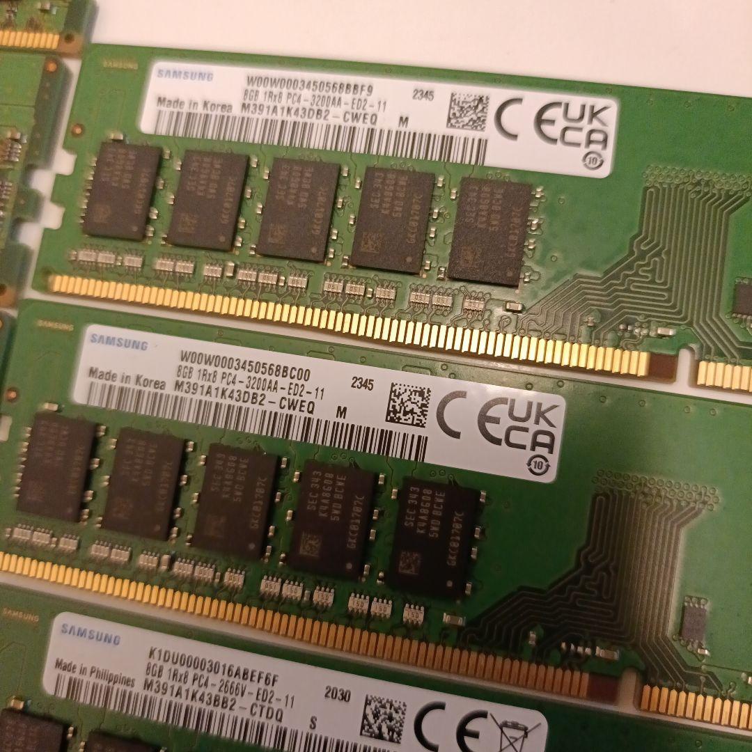 m*o様 PCメモリ　pc4-2666v 3200AA 8GB 計11枚