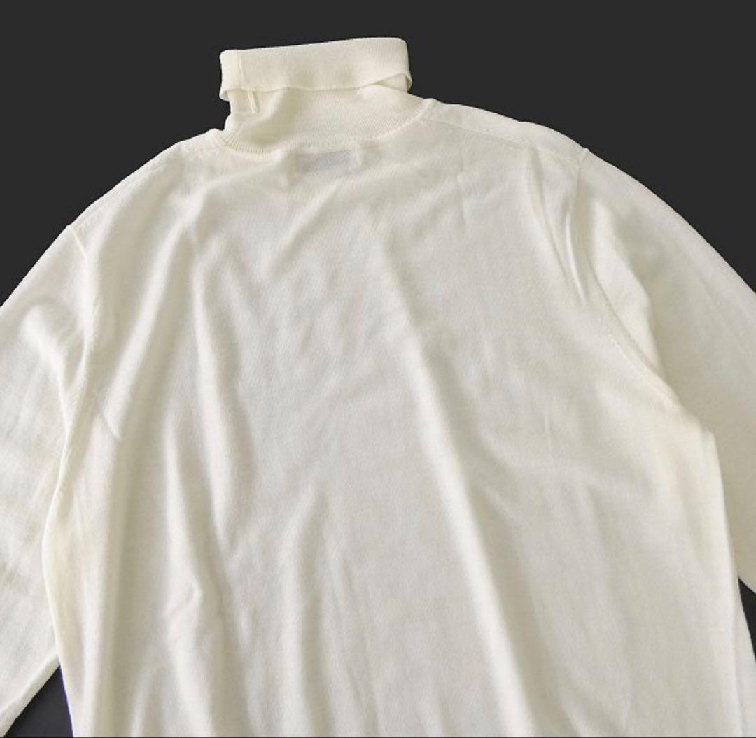 MACKINTOSH ホワイト タートルネックセーター L