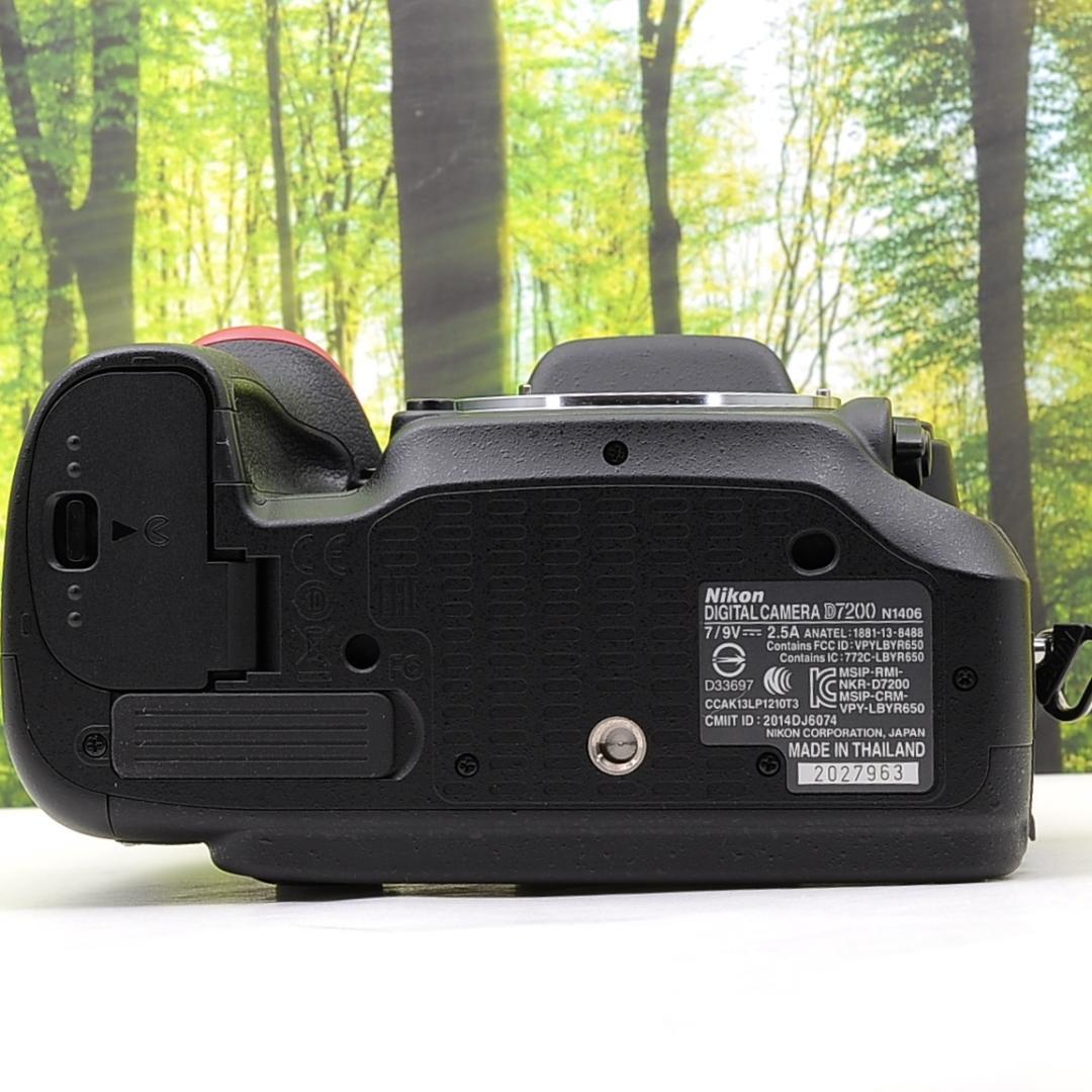 ショット数1309枚！Nikon D7200 ボディ☆WiFi搭載の高性能中級機