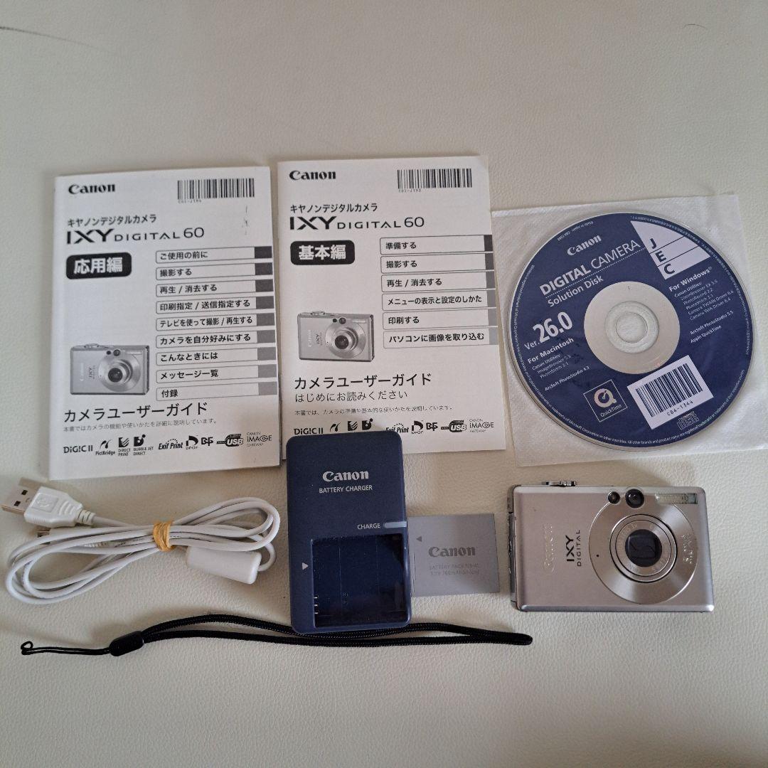 【動作品】Canon IXY DIGITAL 60 PC1158 コンデジ