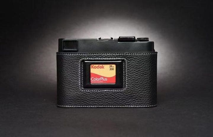 新品 本革 カメラケース Minolta ミノルタ CLE用