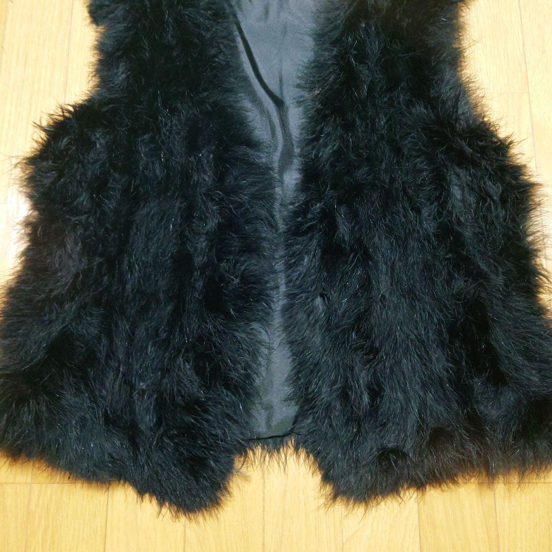 レア！美品！ TWIN SET オーストリッチ フェザー ベスト ツインセット