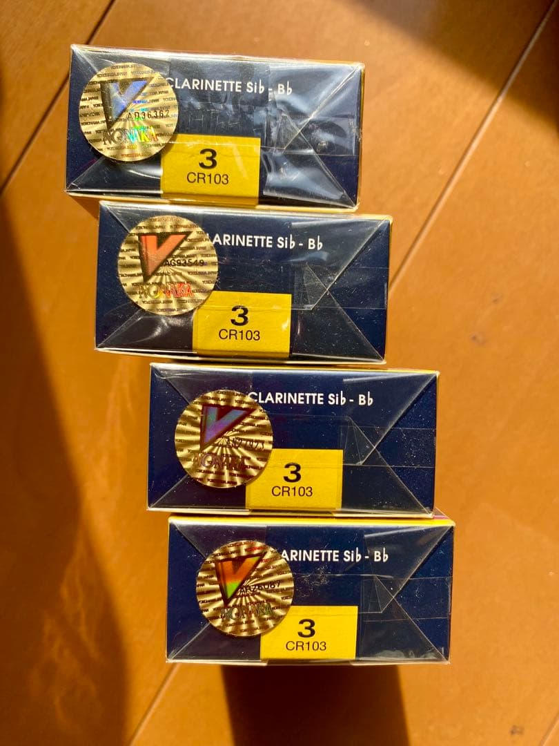 Vandoren クラリネットリード 3番　4箱