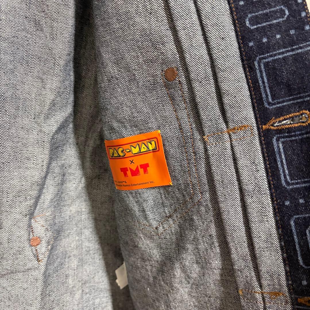 タグ付け 新品 TMT パックマン デニム ジャケット L