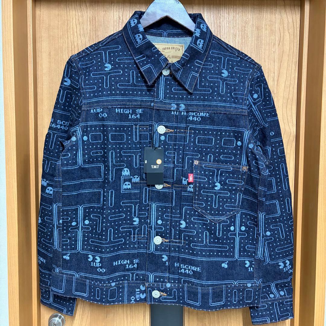タグ付け 新品 TMT パックマン デニム ジャケット L