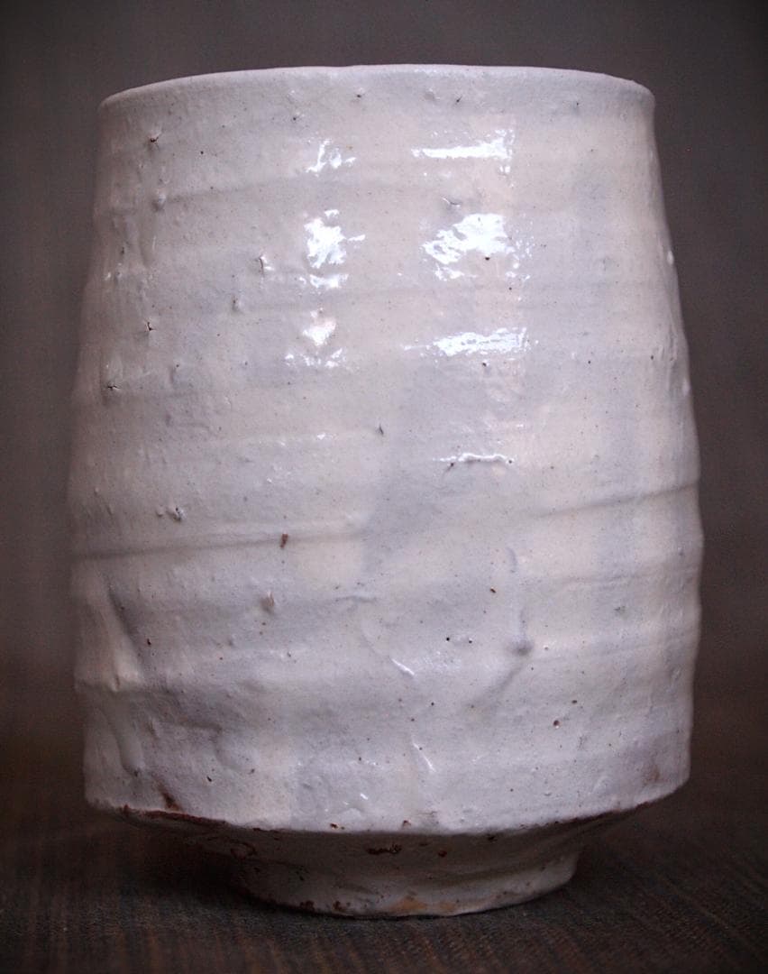 人気作家★人気作家★辻村塊【師＆父：辻村史朗】★粉引湯のみBB