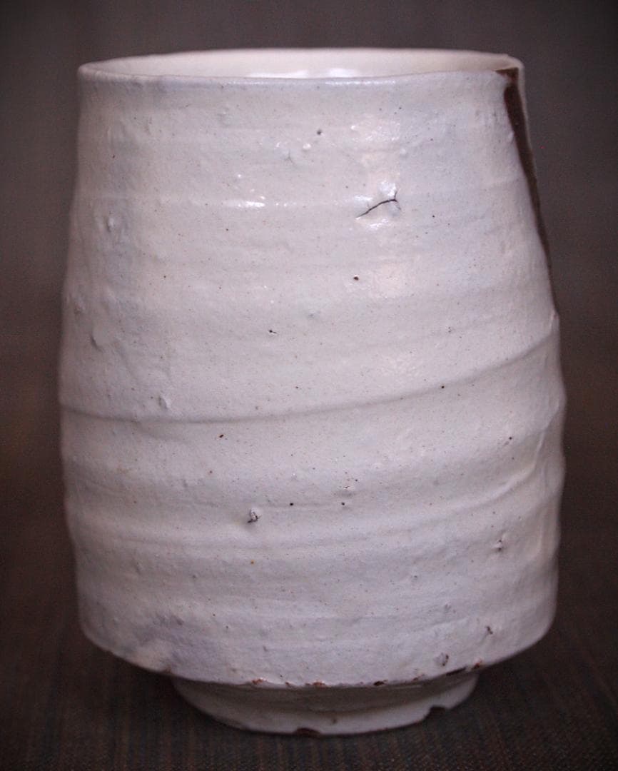 人気作家★人気作家★辻村塊【師＆父：辻村史朗】★粉引湯のみBB