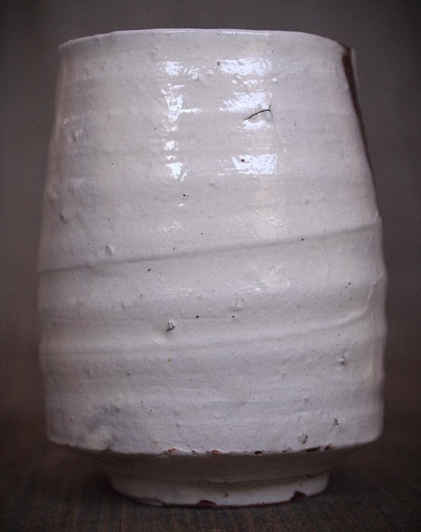 人気作家★人気作家★辻村塊【師＆父：辻村史朗】★粉引湯のみBB