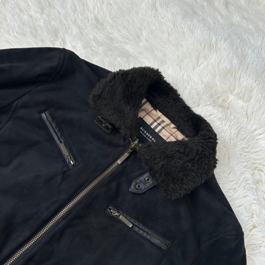 【美品/M】バーバリーブラックレーベル ミリタリージャケット メガノバチェック