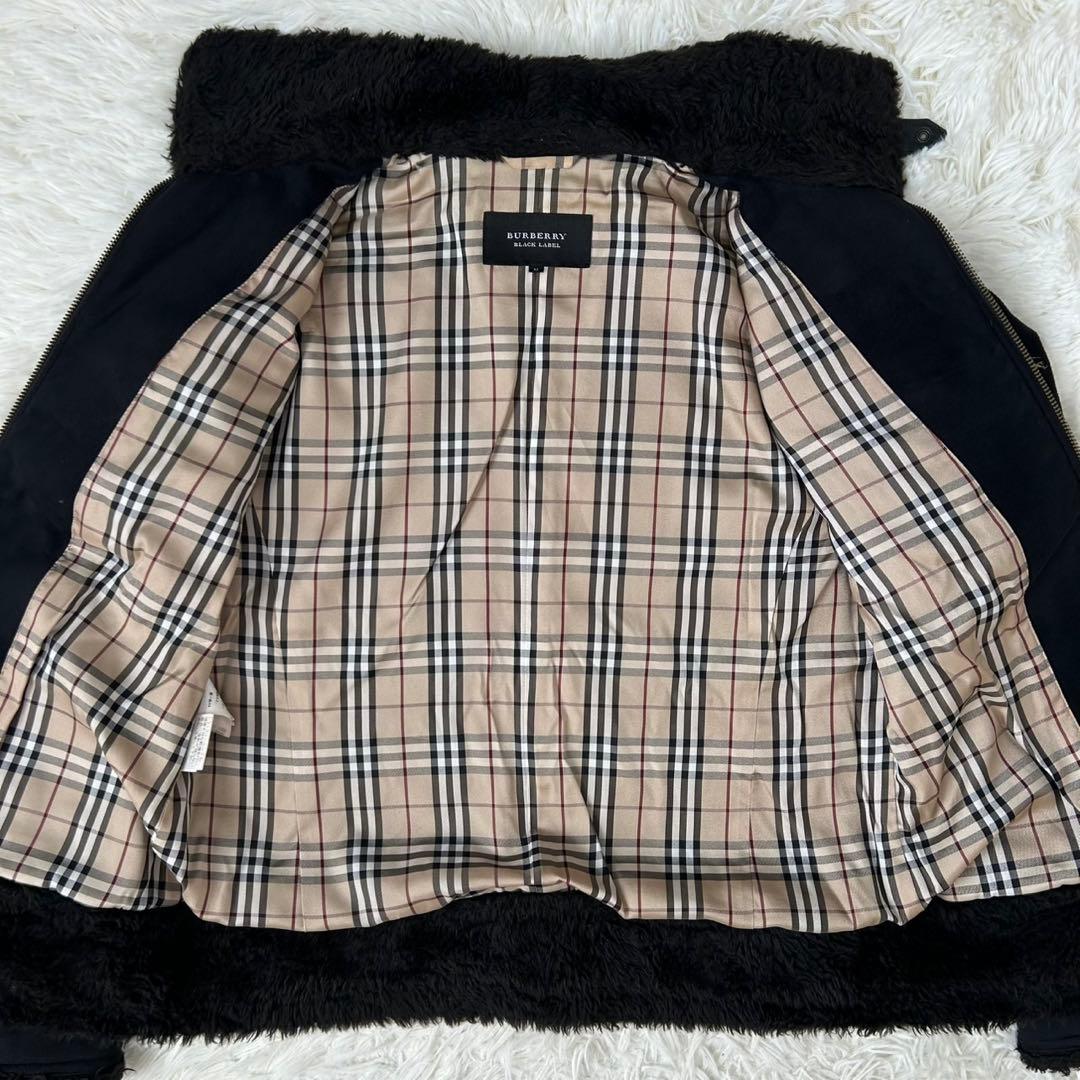 【美品/M】バーバリーブラックレーベル ミリタリージャケット メガノバチェック
