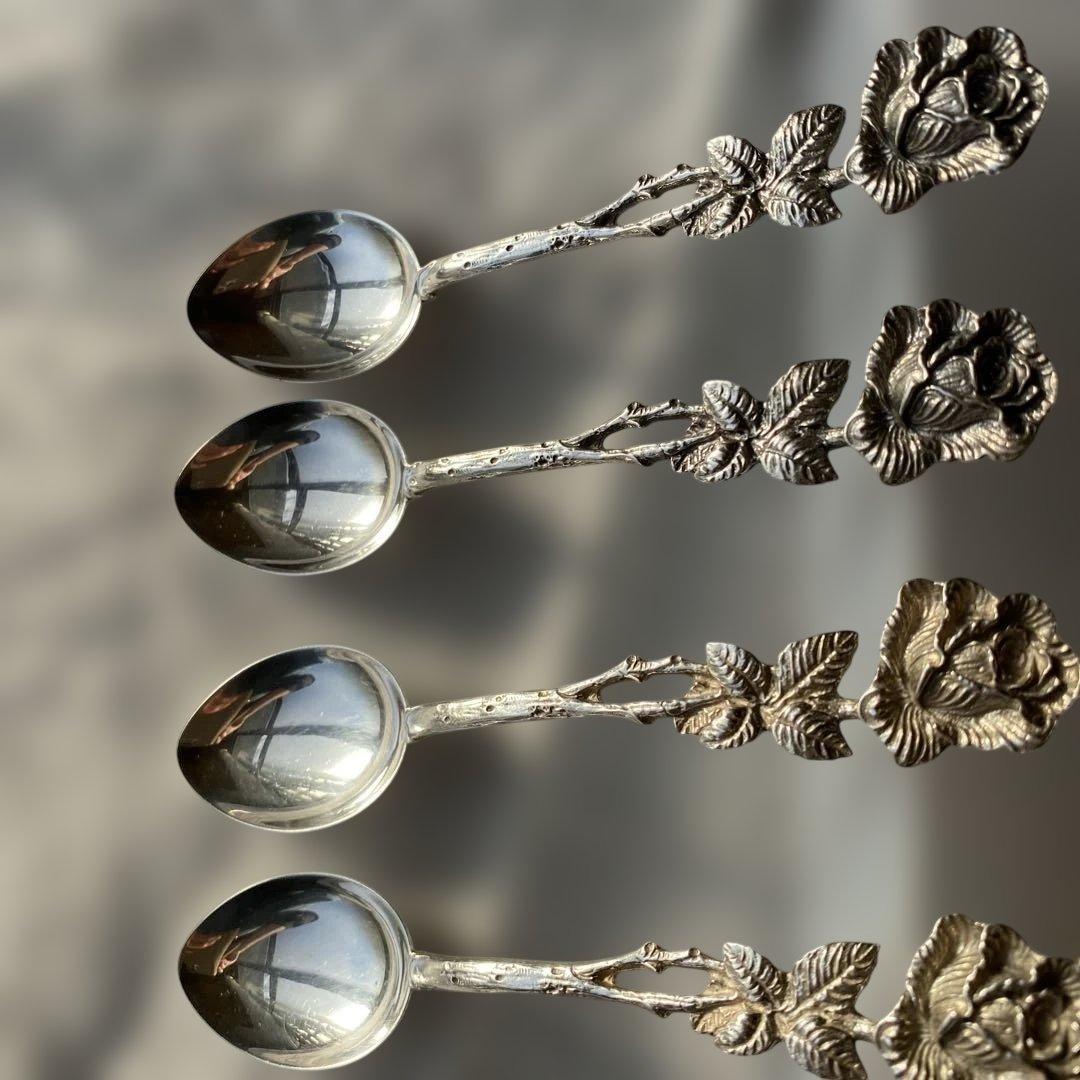 クリストフ　ウィドマン　コーヒースプーン 4本セット　925純銀製