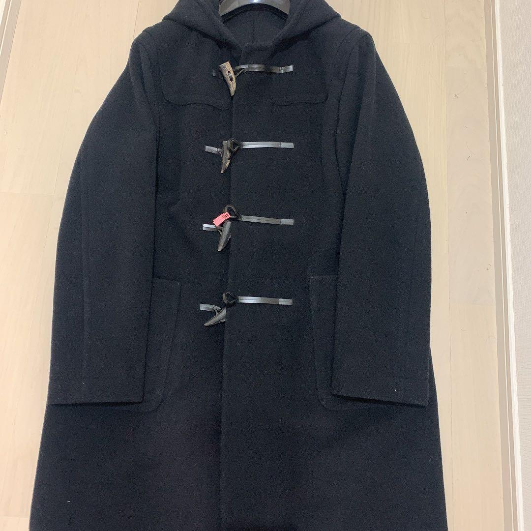 UNITED ARROWS 黒 ダッフルコート フード付き
