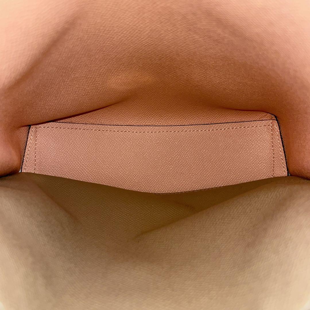 美品　コーチ　モリー　2way ショルダーバッグ　シグネチャー　バケット　レザー