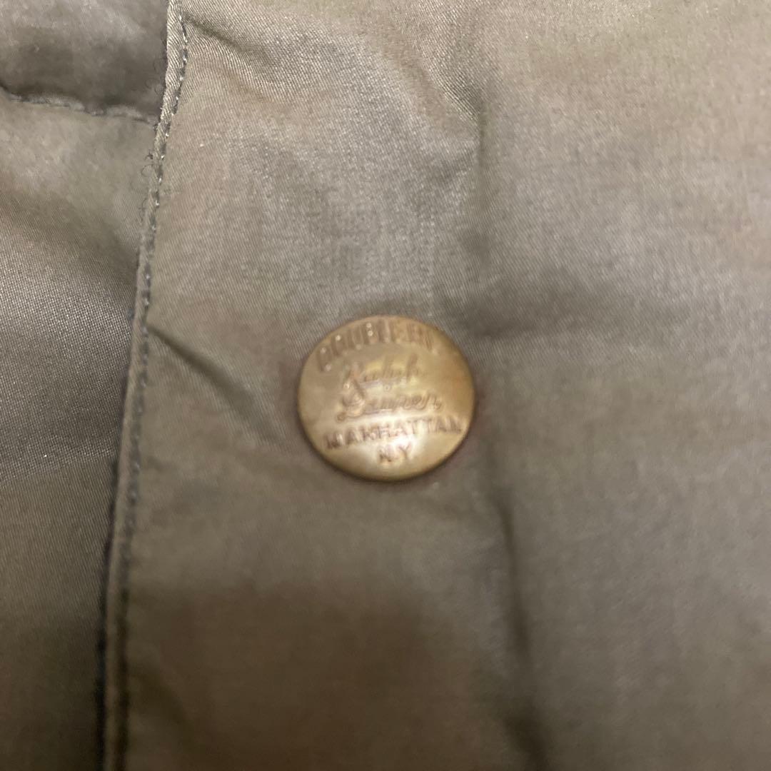 RRL ダウンベスト　リバーシブル　牛革 レザーヨーク　最終値下げ