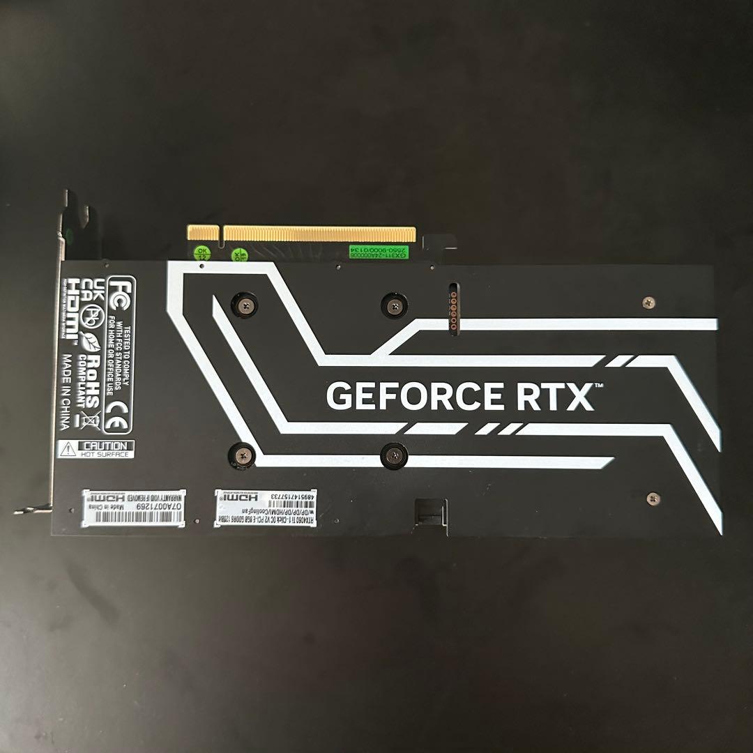 グラフィックボード・グラボ・ビデオカード GALAX GeForce RTX 4060 Ti 8GB 1-Click OC