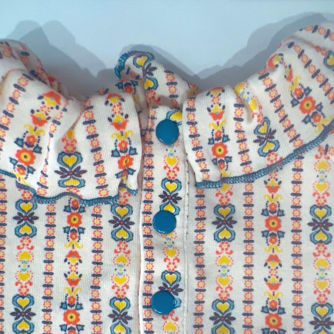 misha&puff Pierrot Onesie ピエロ ロンパース 0-6m