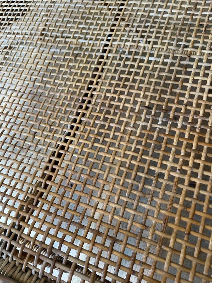 ベビーベッド 籐 ラタン かご バスケット 昭和レトロ 当時物 インテリア 家具